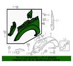Fender Assembly Front - Ford (bc3z16005b) - view 13