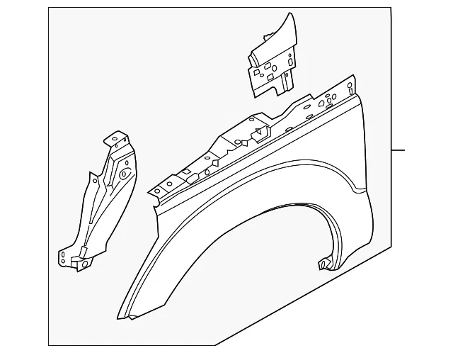 Fender Assembly Front - Ford (bc3z16006b) - view 5