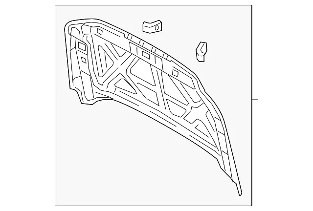 Hood Panel - Ford (bc3z16612b) - view 6