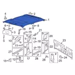 Headliner - Ford (bc3z2651944fe) - view 11
