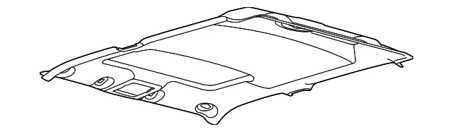 Headliner - Ford (bc3z2651944fe) - view 4