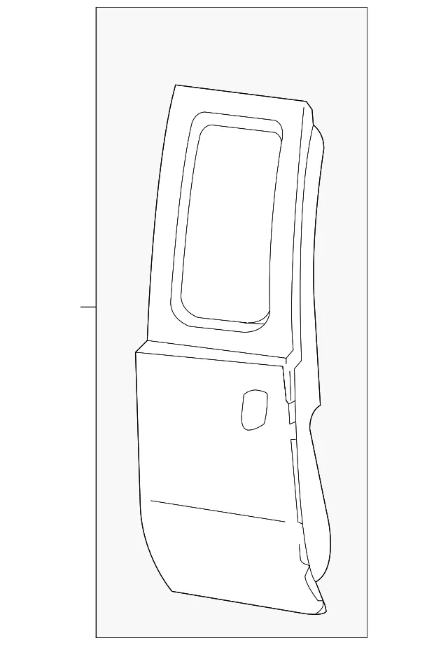Door Shell - Ford (bc3z2824630b) - view 8