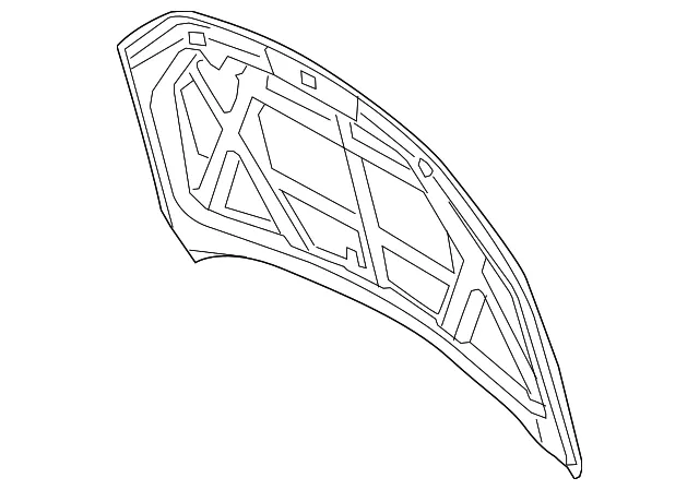 Hood Panel - Ford (be5z16612a) - view 7