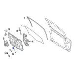 Window Handle Escutcheon - Ford (be8z5823370ab) - view 10
