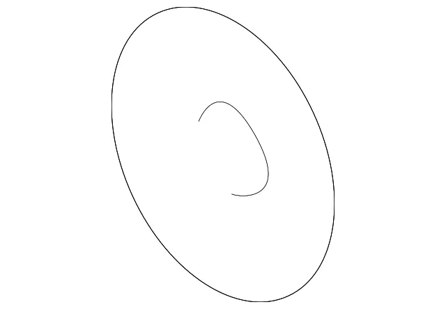 Window Handle Escutcheon - Ford (be8z5823370ab) - view 4