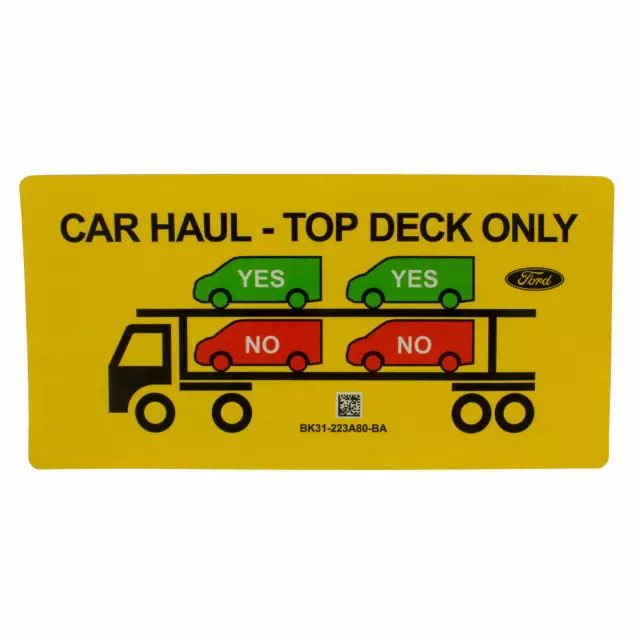 Engine Decal - Ford (bk3z5800014a)
