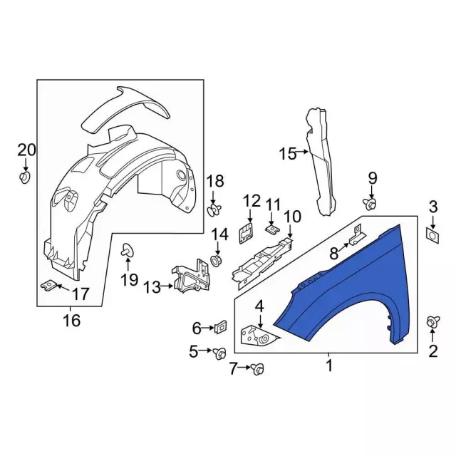 Fender - Ford (bm5z16006b) - view 10