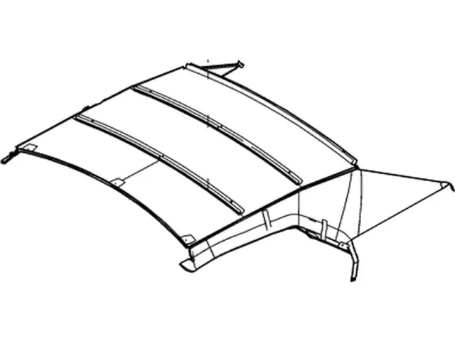 Headliner - Ford (br3z7651916aa) - view 2