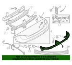 Valance Panel - Ford (bt4z17k835dptm) - view 10