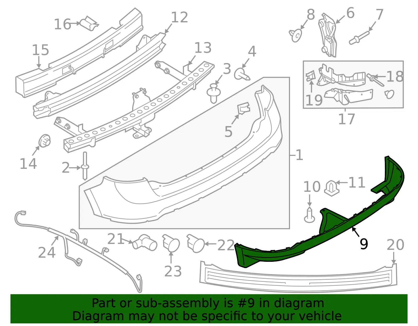 Valance Panel - Ford (bt4z17k835dptm) - view 5