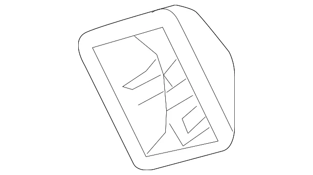 Headliner Bracket - Ford (cb5z78312a48b) - view 2