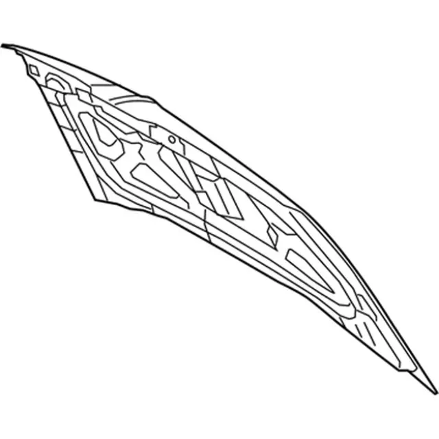 Hood Panel - Ford (ce9z16612a) - view 2