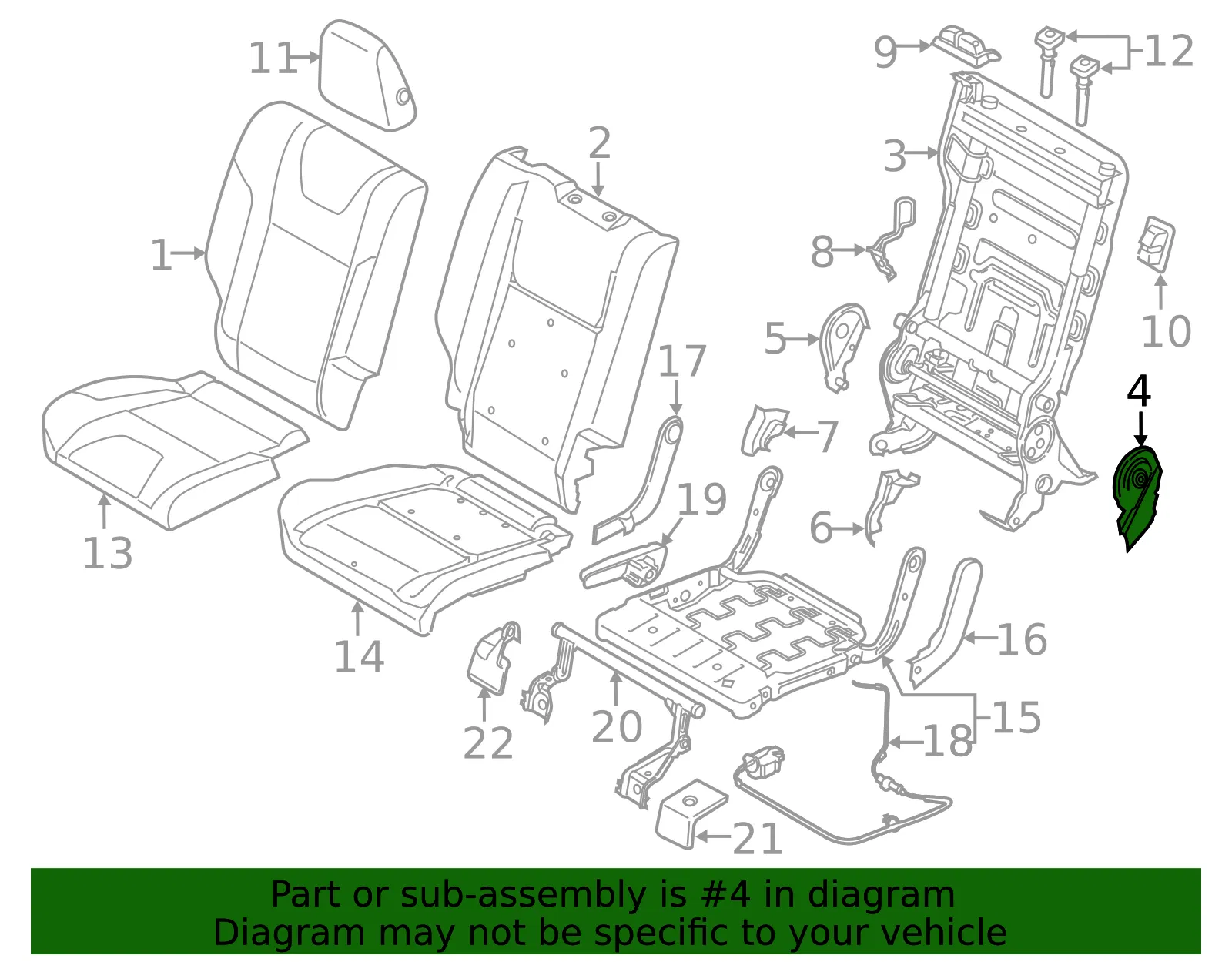 Hinge Cover - Ford (cj5z7863386ab) - view 3