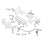Release Handle - Ford (ck4z16b626a) - view 22