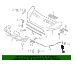 Release Handle - Ford (ck4z16b626a) - view 25