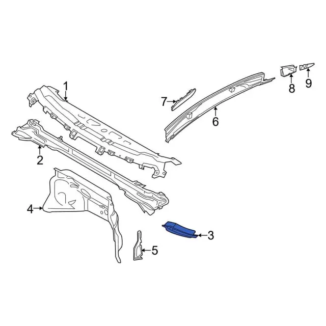 Deflector - Ford (ck4z6102408a) - view 2