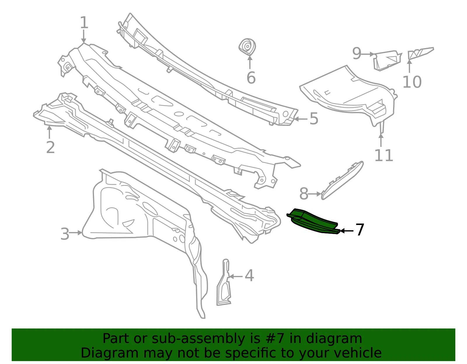 Deflector - Ford (ck4z6102408a) - view 6