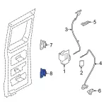 Door Hinge - Ford (ck4z6122800d) - view 24