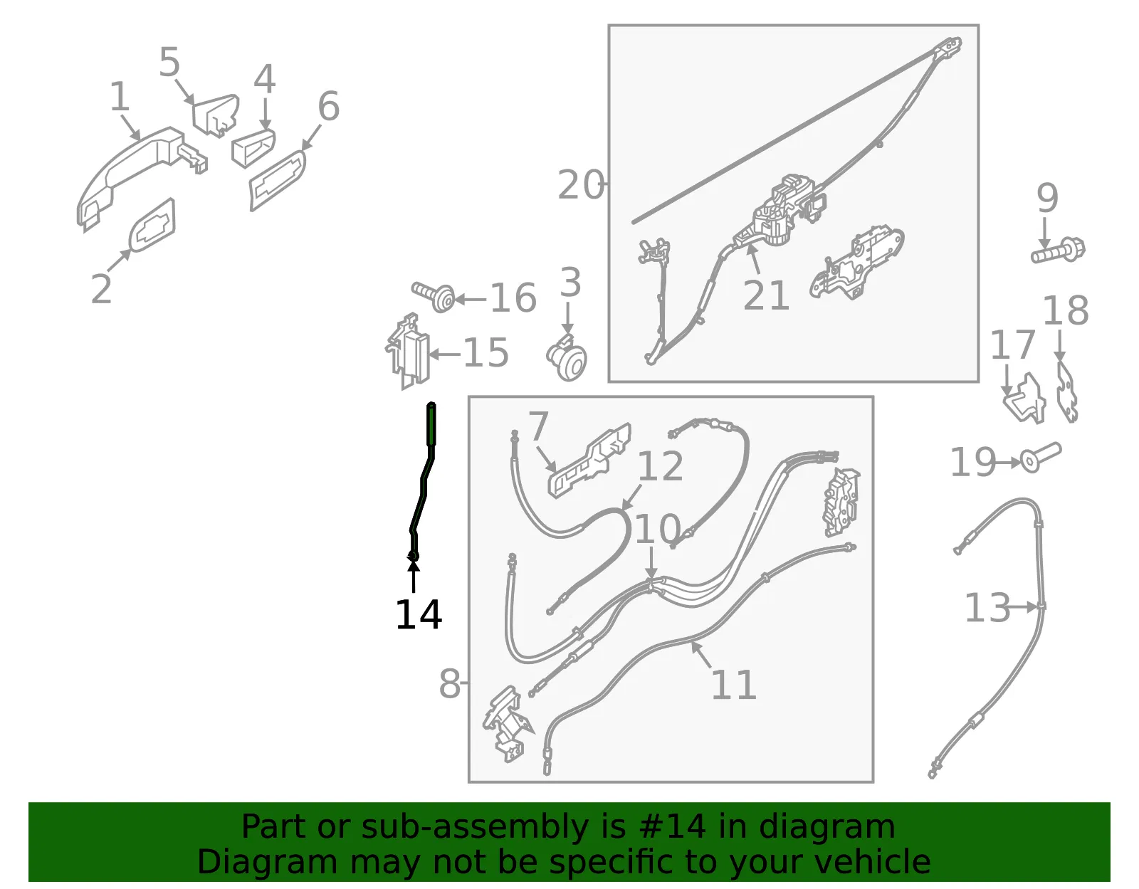 Rod Latch Operating - Ford (ck4z6126400a) - view 3