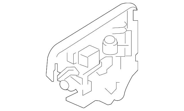 Handle Base - Ford (ck4z6126684c) - view 5