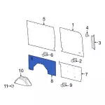 Interior Quarter Panel Trim Panel - Ford (ck4z6131013k) - view 22
