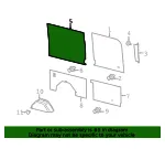 Interior Quarter Panel Trim Panel - Ford (ck4z6131013k) - view 24