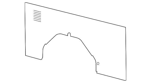 Interior Quarter Panel Trim Panel - Ford (ck4z6131013m) - view 2