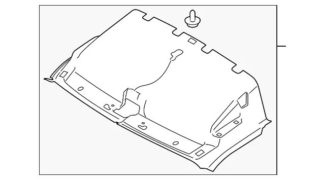 Front Headliner - Ford (ck4z6151916zd)