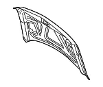 Hood Panel - Ford (cl3z16612a) - view 15