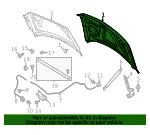 Hood Panel - Ford (cl3z16612a) - view 16