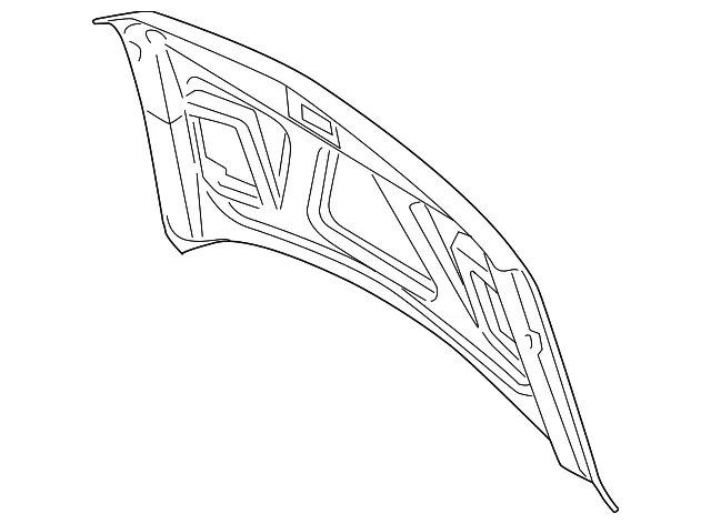 Hood Panel - Ford (cl3z16612a) - view 5