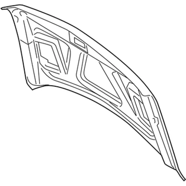Hood Panel - Ford (cl3z16612a) - view 8