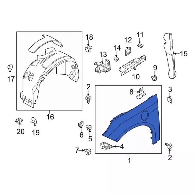 Fender - Ford (cm5z16006a) - view 2