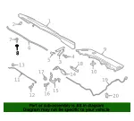 Hood Stop Buffer Bracket - Ford (cn1z16758a) - view 14