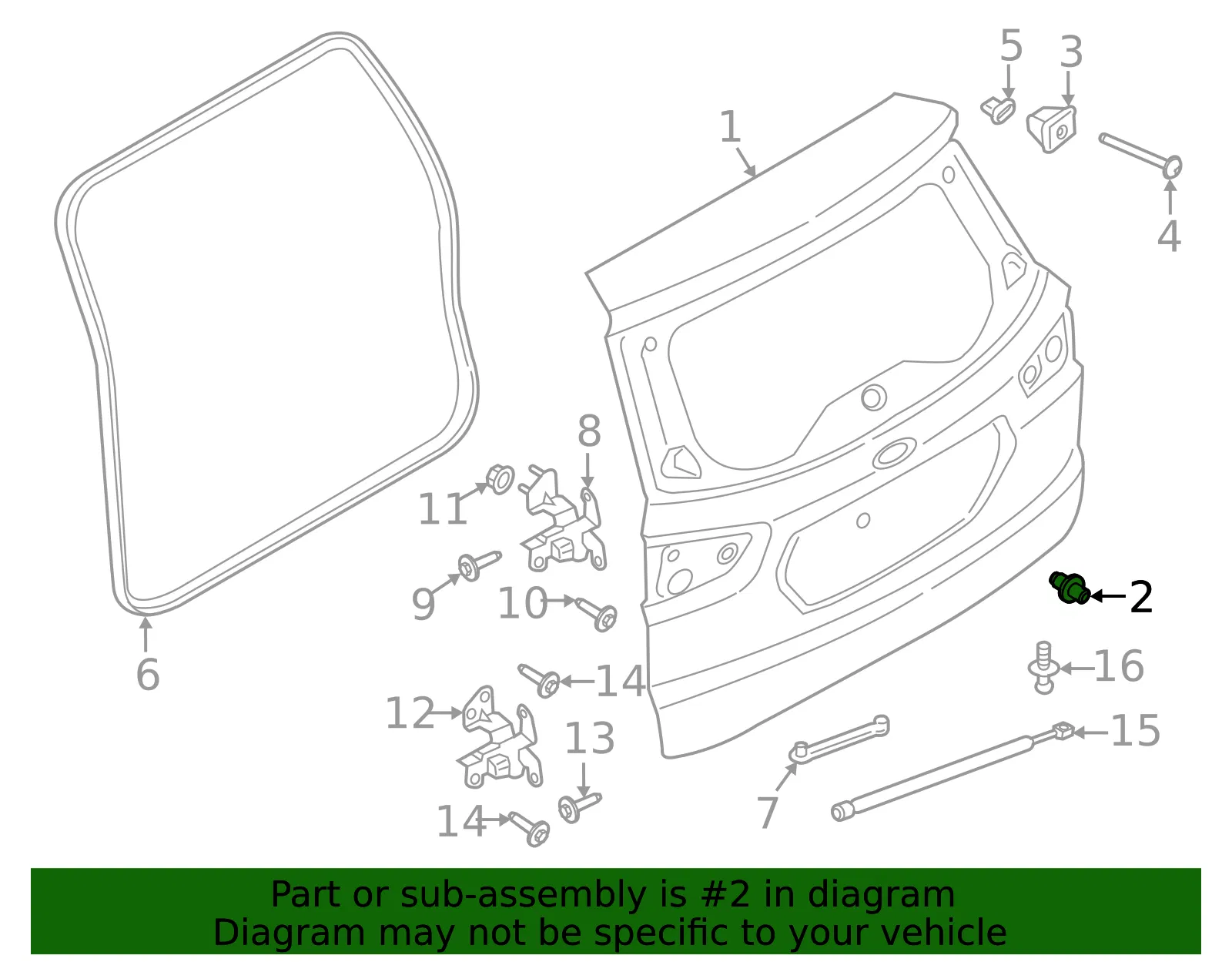 Door Shell Bumper - Ford (cn1z6140452d) - view 8