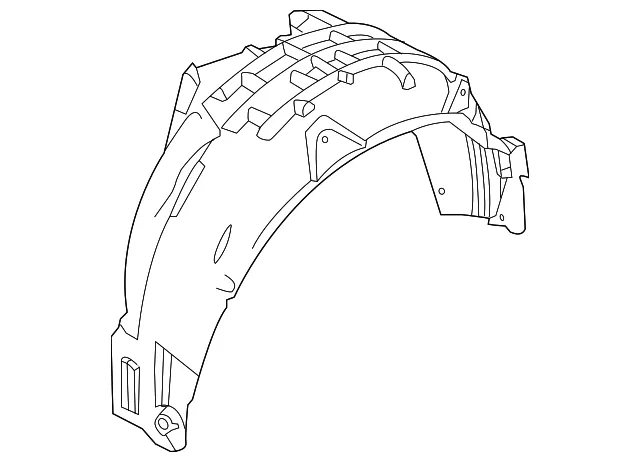 Splash Shield - Ford (cp9z58278b50a) - view 3