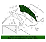 Hood Panel - Ford (ct4z16612a) - view 10