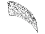 Hood Panel - Ford (ct4z16612a) - view 7