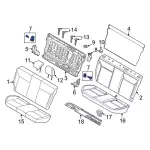 Hinge Support - Ford (cv6z58613b48a) - view 16