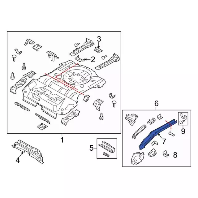 Rocker Panel - Ford (cv6z7810110b) - view 2