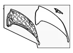 Hood Panel - Ford (d2bz16612b) - view 11
