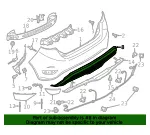 Valance Panel - Ford (d2bz17808a) - view 12