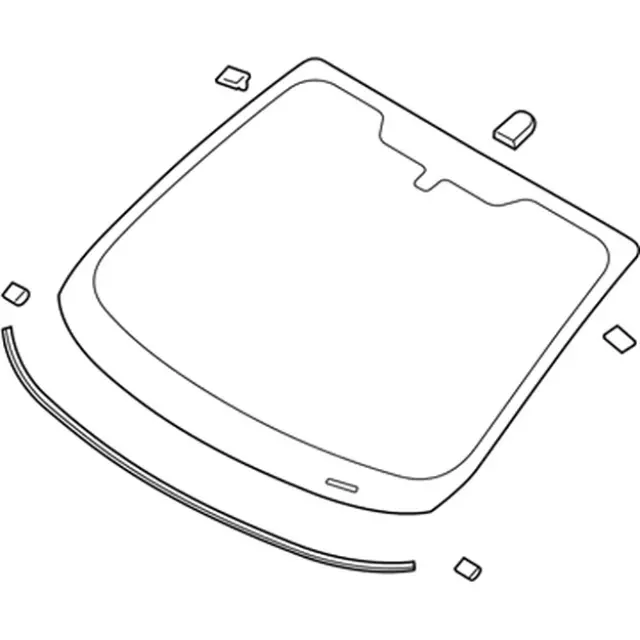 Windshield - Ford (d2bz5403100d)