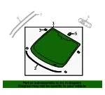 Windshield - Ford (d2bz5403100d) - view 10