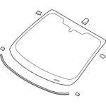 Windshield - Ford (d2bz5403100f) - view 7