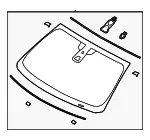 Glass Windscreen - Ford (da5z5403100b) - view 10
