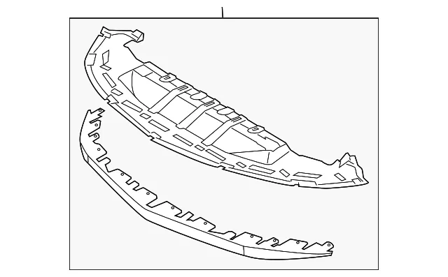 Lower Deflector - Ford (da5z8327a) - view 3