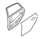 Door Shell - Ford (dm5z5824631c) - view 9