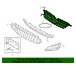 Upper Grille - Ford (dm5z8a284aa) - view 10