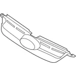 Upper Grille - Ford (dm5z8a284aa) - view 8